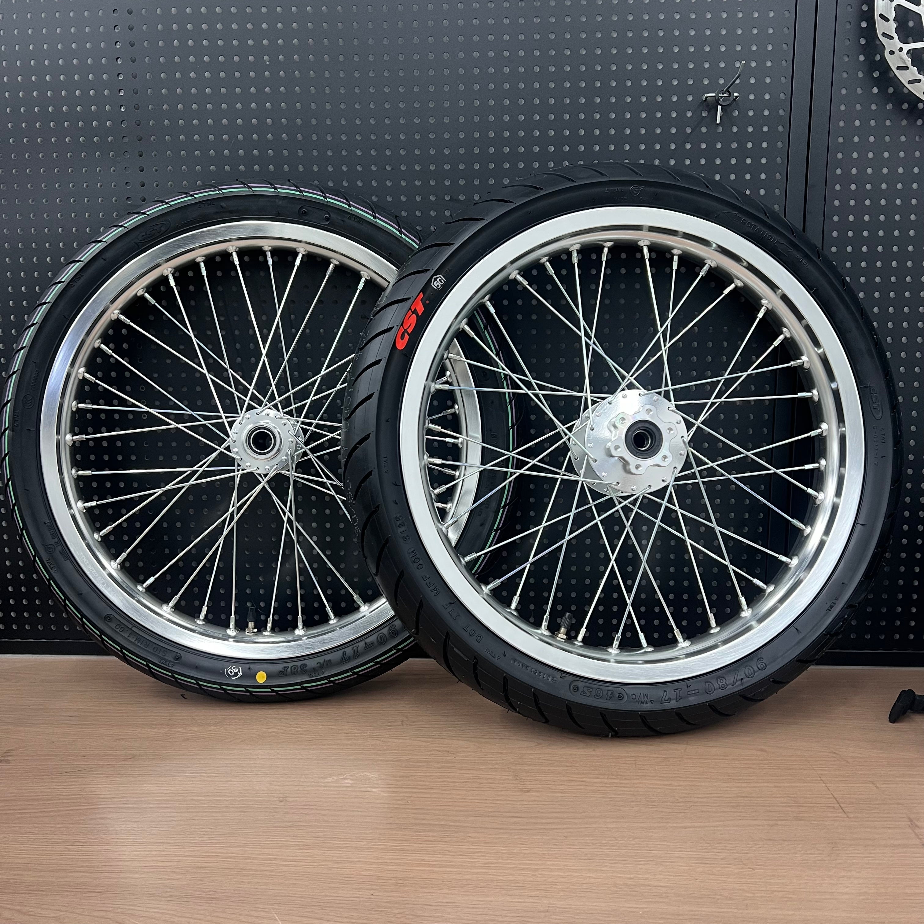 Light Bee Supermoto Wheel Set
